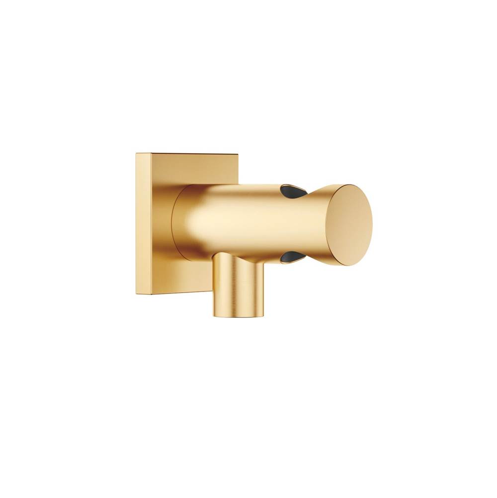 Dornbracht Wall Elbow With Integrated Wall Bracket In Brushed Durabrass