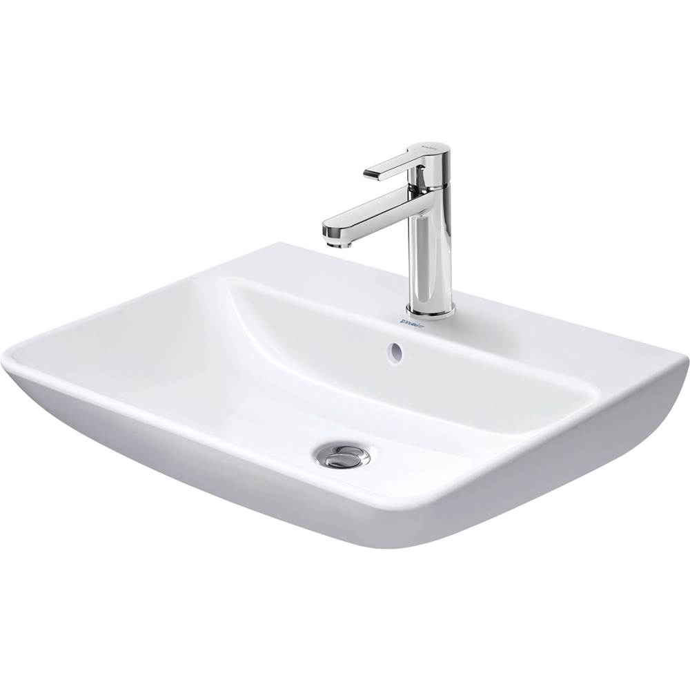 Duravit ME by Starck Wall-Mount Sink White with WonderGliss