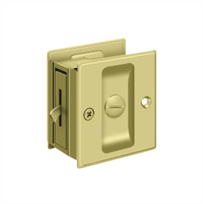 Deltana Pocket Lock, 2-1/2'' x 2-3/4'' Privacy