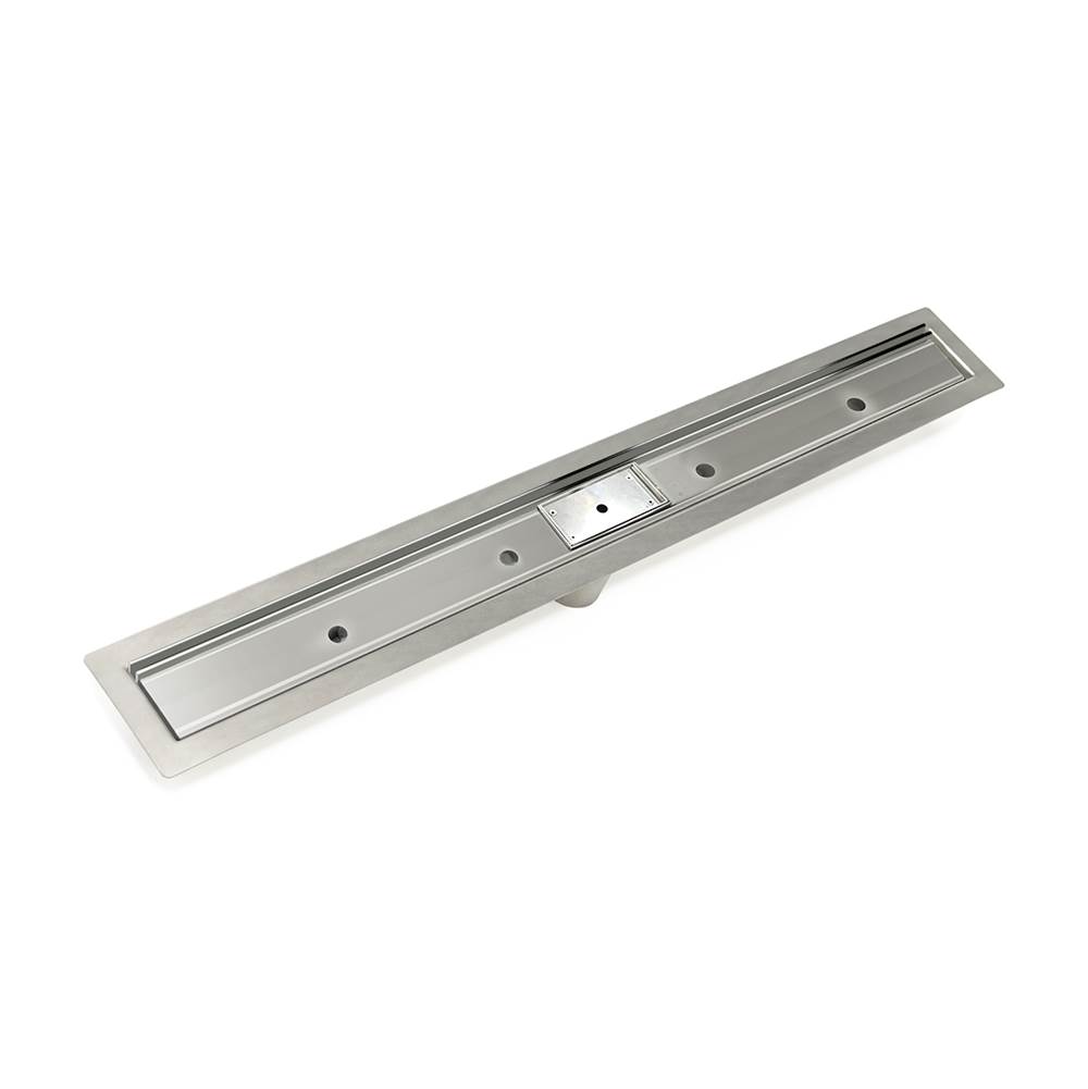 Infinity Drain 32'' Slot Drain Complete Kit for FF Series in Polished Stainless