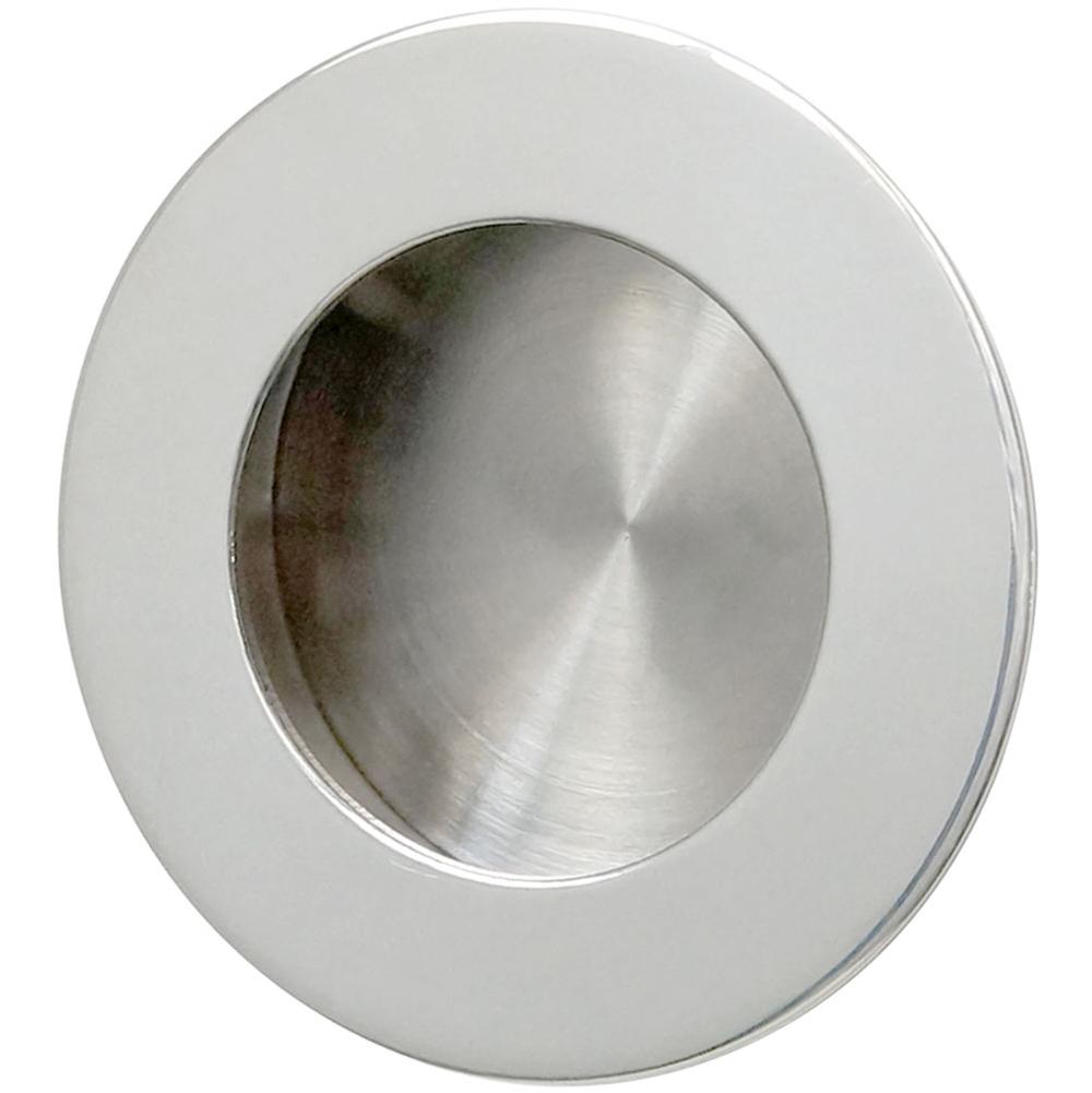 INOX Round Pocket/Cup Pull w/Circular Opening, US32