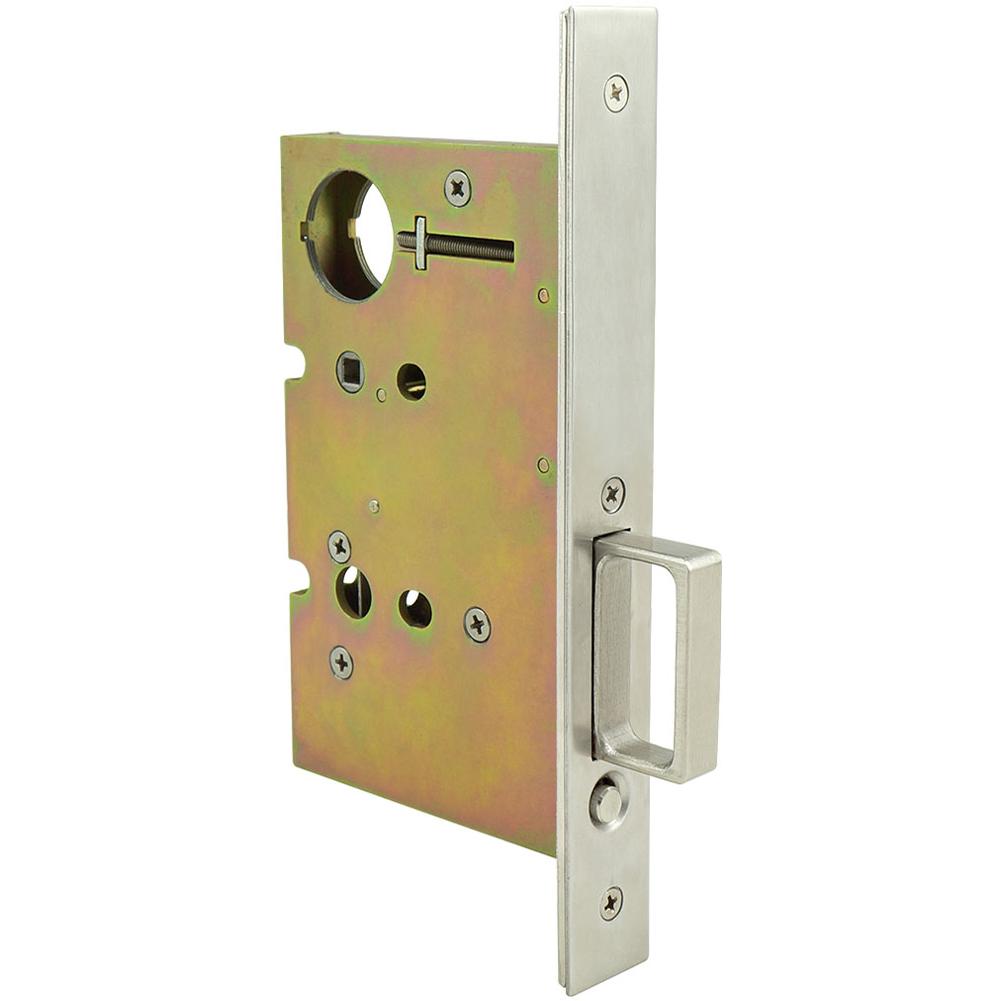 INOX 8010 Pocket Lock Passage, FH22 Trim, US26D