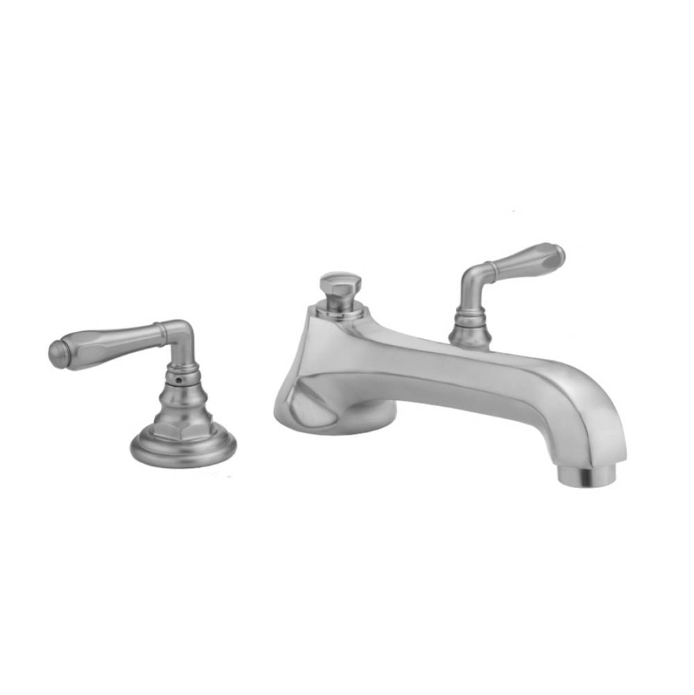 Jaclo Westfield Roman Tub Set with Low Spout and Smooth Lever Handles