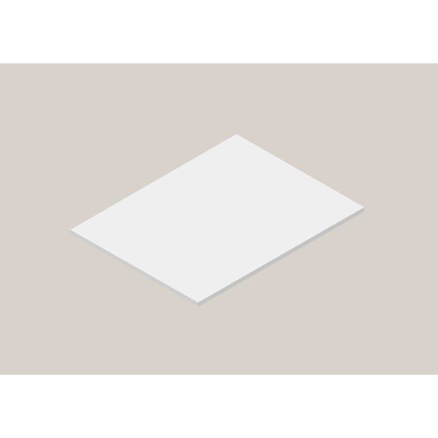 Madeli Urban-22 36''W Solid Surface , Slab No Cut-Out. Glossy White, 36''X 22''X 3/4''