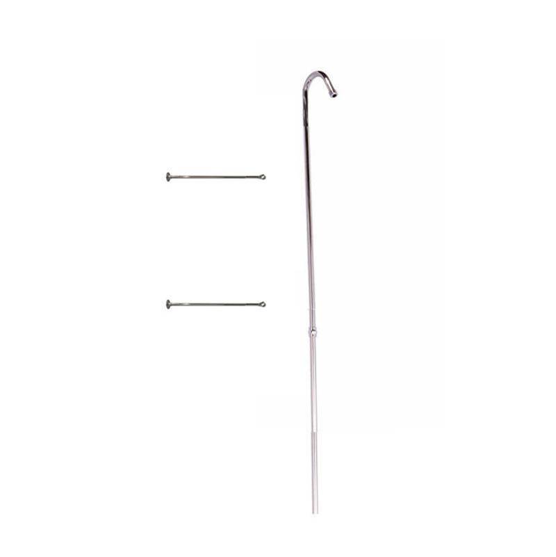 Maidstone Shower Riser Pipe with Support Braces Shower Riser Pipe with Support Braces - Brushed Nickel