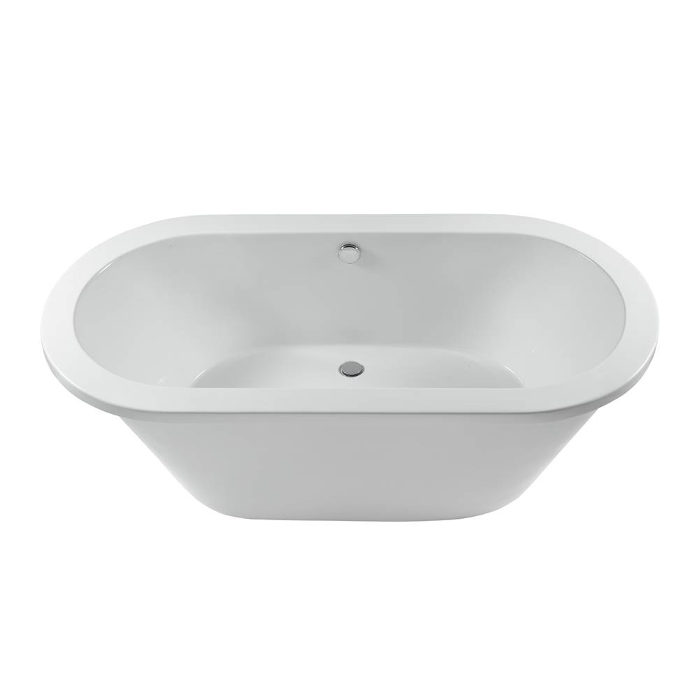 MTI Baths New Yorker 6 Acrylic Cxl Freestanding Air Bath - White (71.875X36)