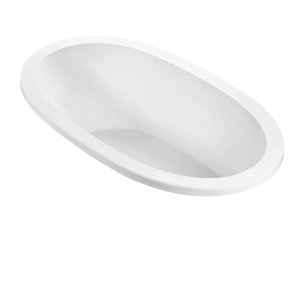 MTI Baths Adena 4 Dolomatte Drop In Soaker - White (72.5X36.375)