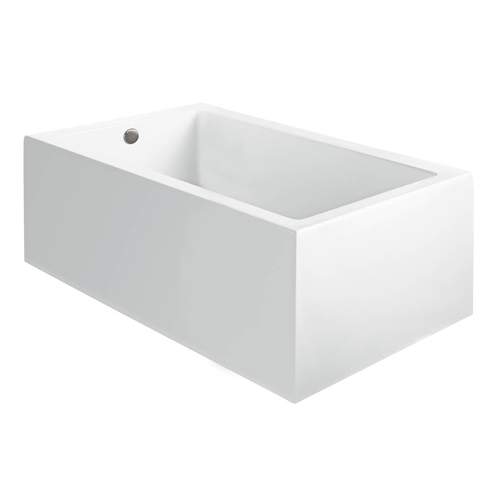 MTI Baths Andrea 21A Acrylic Cxl Sculpted 4 Side Air Bath Elite - White (54X42.125)