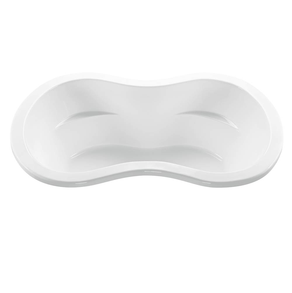 MTI Baths Eternity Acrylic Cxl Drop In Air Bath Elite/Microbubbles - White (72X47.75)