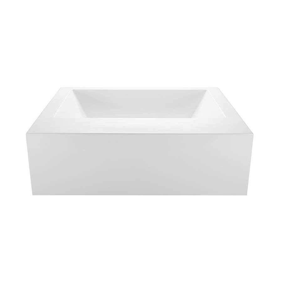 MTI Baths Metro 1 Acrylic Cxl Sculpted 4 Side Air Bath - White (71.75X41.875)