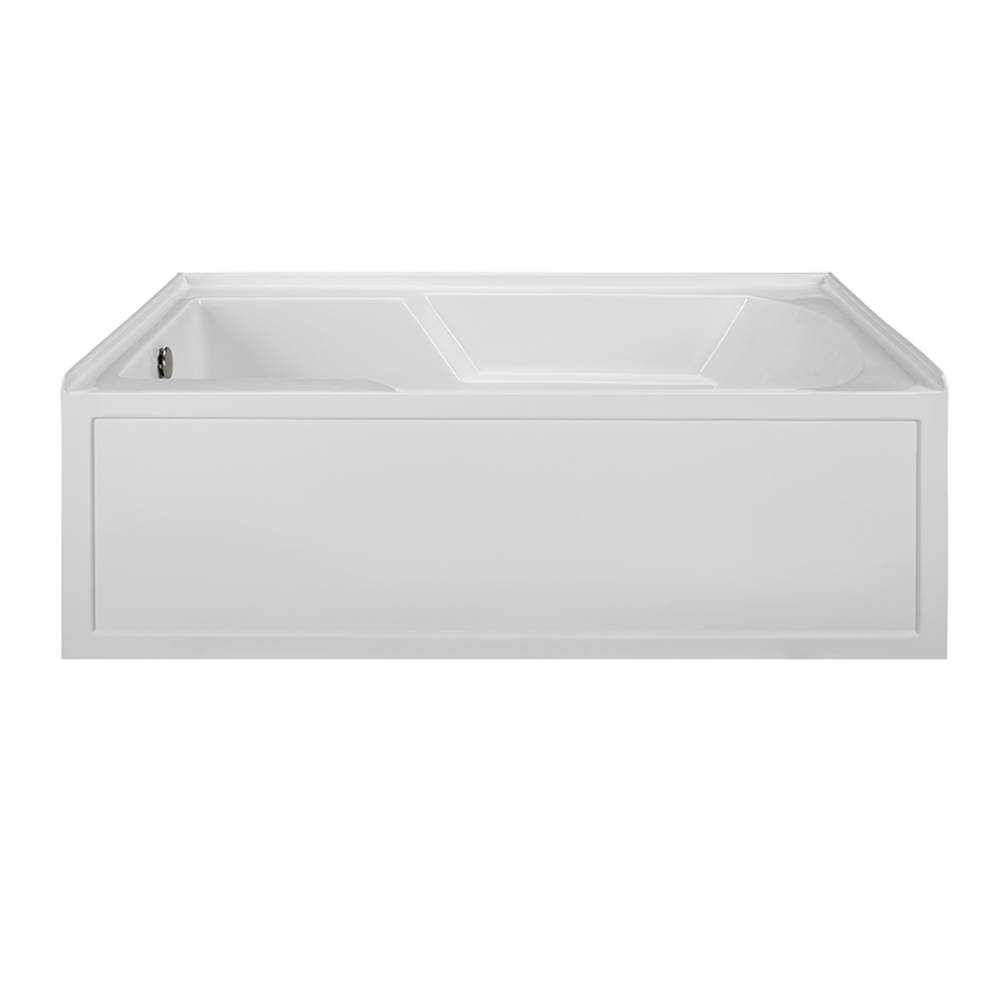 MTI Baths 60X36 BISCUIT LEFT HAND DRAIN INTEGRAL SKIRTED WHIRLPOOL W/ INTEGRAL TILE FLANGE-BAS