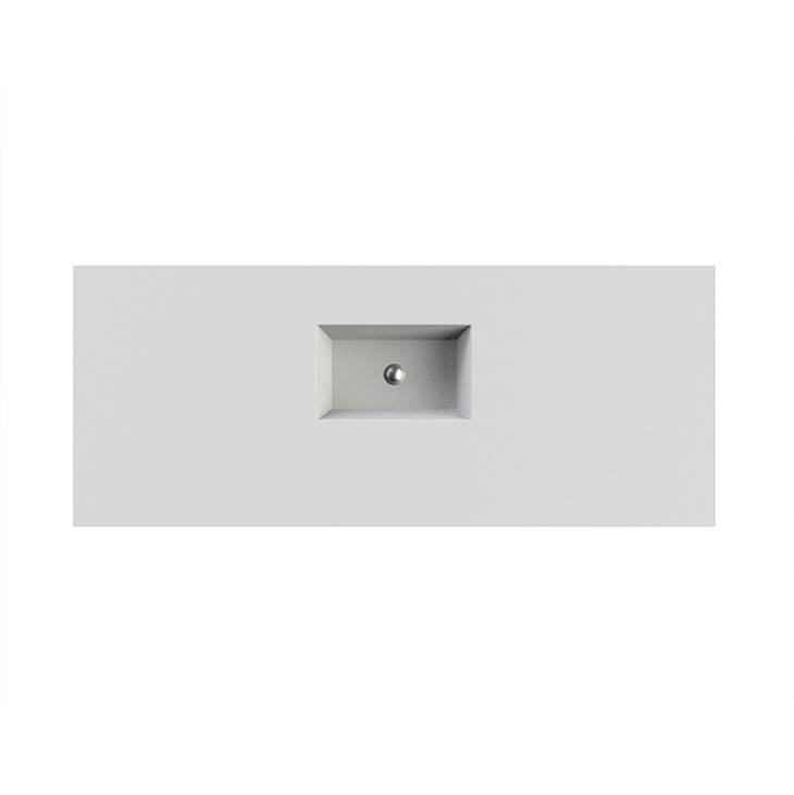 MTI Baths Petra 9 Sculpturestone Counter Sink Single Bowl Up To 36'' - Matte Biscuit