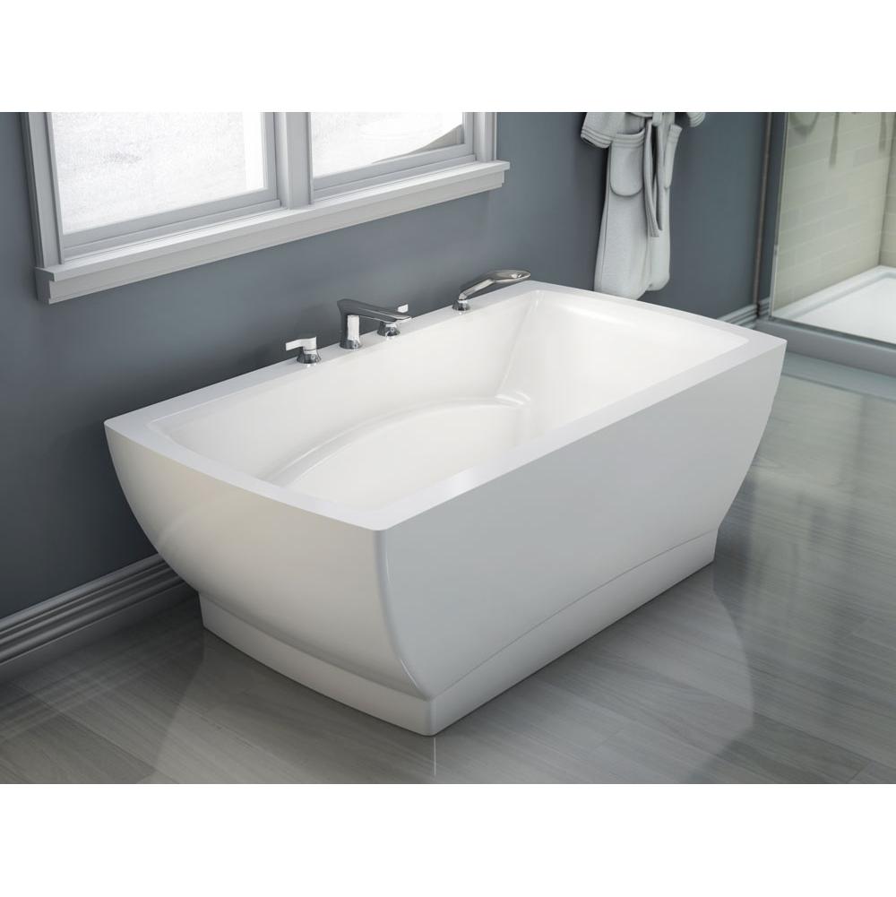 Neptune Freestanding BELIEVE Bathtub 36x72, Activ-Air, White with Color Skirt