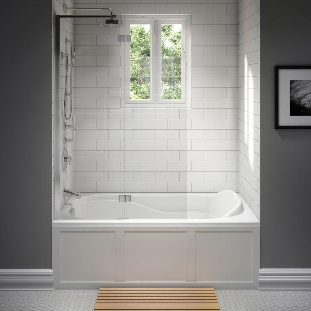Neptune DAPHNE bathtub 32x60 with Tiling Flange, Right drain, Whirlpool/Activ-Air, White