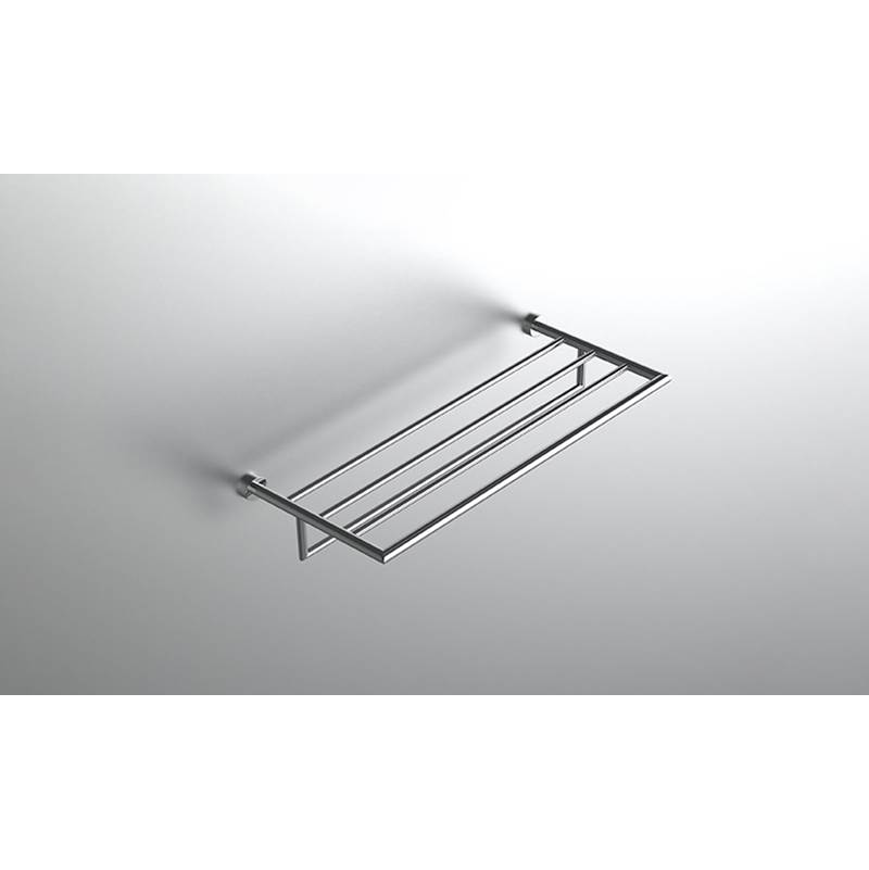 Neelnox Collection Form Moderne Towel Rack With Bar Finish: Unlacquered Brass