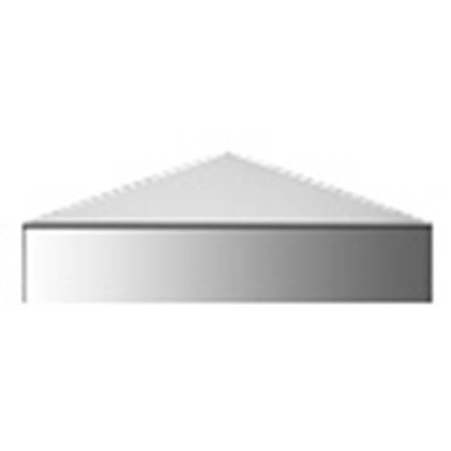 Neelnox Series 300 Corner Shelf Size 7.5  x 7.5  x 1 1/4 inch Finish: Gray