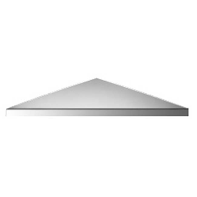Neelnox Series 300 Corner Shelf Size 10 3/4  x 10 3/4  x 5/8 inch Finish: Beige