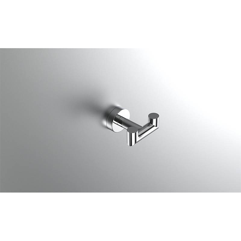 Neelnox Collection Form Moderne Robe Hook Double Finish: Brushed