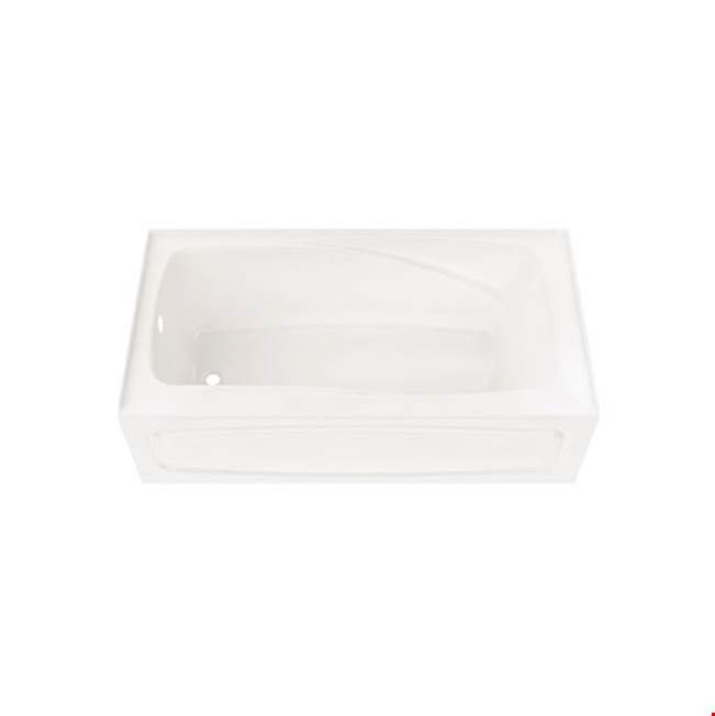 Neptune Entrepreneur JUNA bathtub 32x60 with Tiling Flange and Skirt, Right drain, Activ-Air, Biscuit