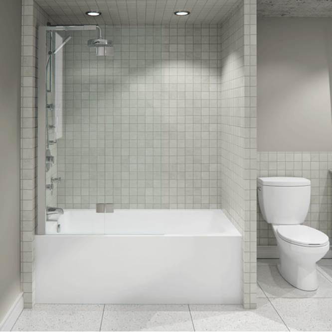 Neptune Entrepreneur PIA bathtub 30x60 AFR with Tiling Flange and Skirt, Right drain, Whirlpool,White