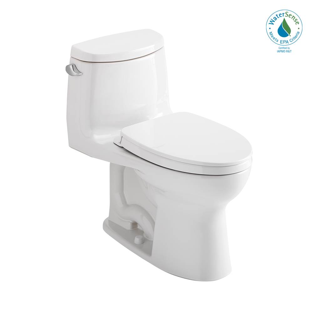 TOTO Toto® Ultramax® II One-Piece Elongated 1.28 Gpf Universal Height Toilet With Cefiontect And Ss124 Softclose Seat, Washlet+ Ready, Colonial White